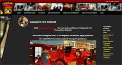 Desktop Screenshot of lakeportfire.com